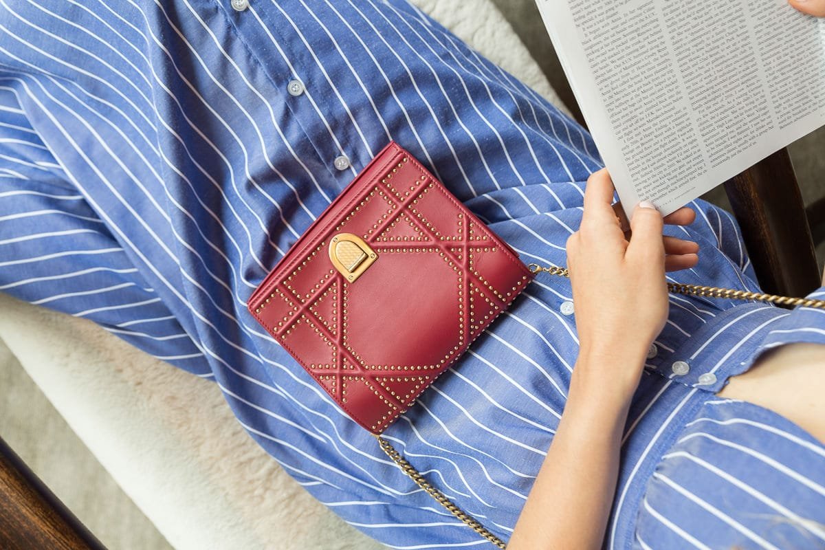 Reference image illustrating Dior Diorama Wallet on Chain Review: Two Mini Bags for Day to Night Wear