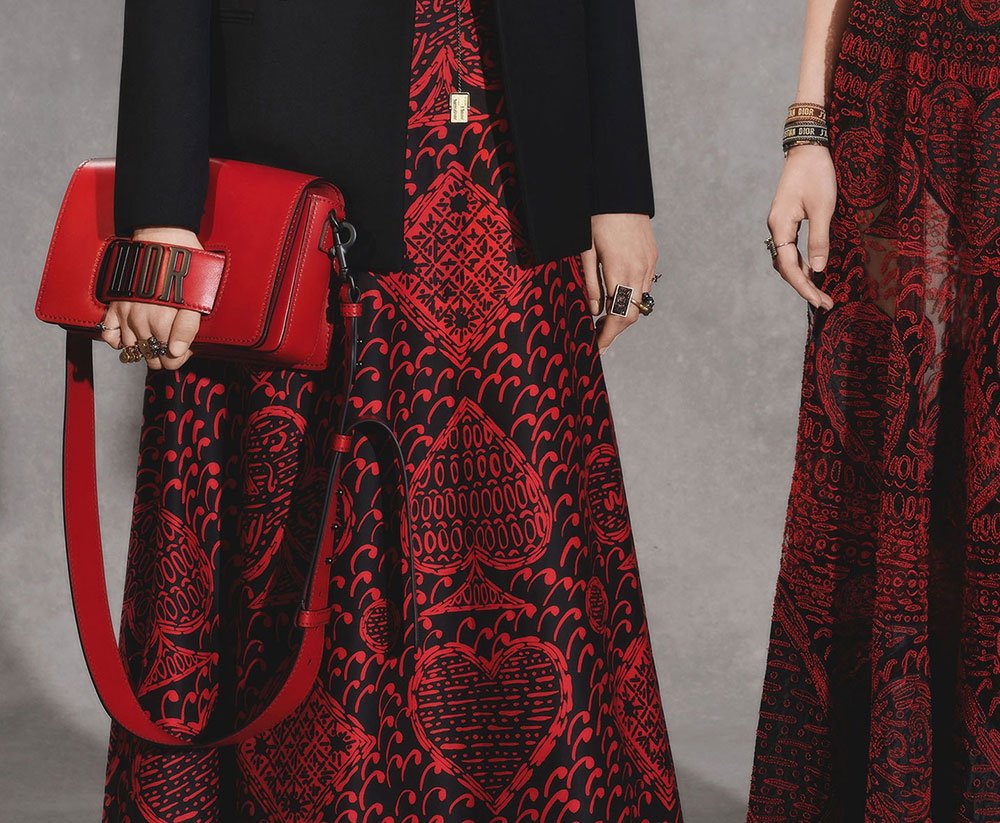 Reference image illustrating Dior Pre-Fall 2018 Handbags: A Return to Refined Elegance and Classic Silhouettes