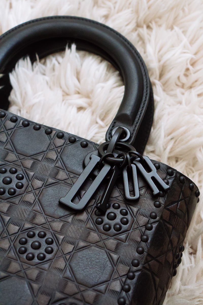 Reference image illustrating Dior Pre-Fall 2018 Matte Black Bags: A Chic Alternative to Classic Black Handbags