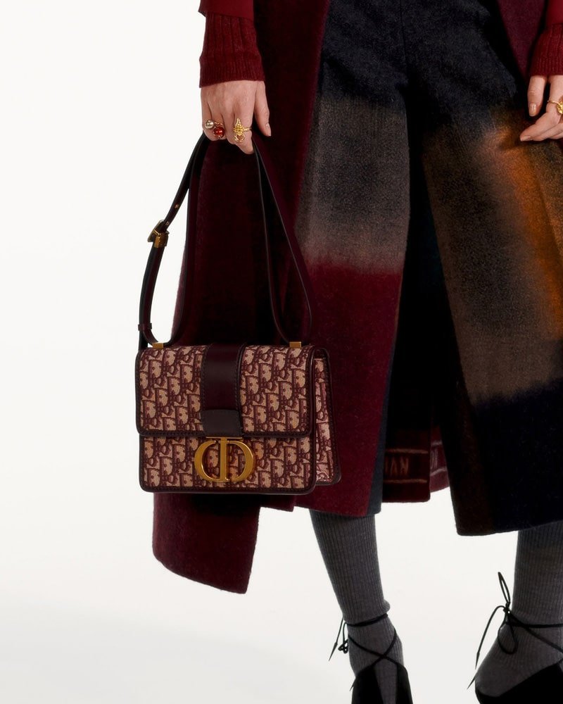Reference image illustrating Dior Pre-Fall 2019 Bags: Bold Logos, Personalization, and New Silhouettes