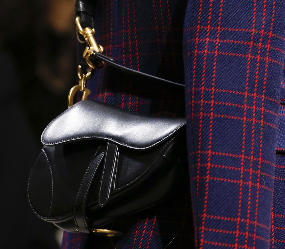 Reference image illustrating Dior Saddle Bag Returns: Fall 2018 Runway Revival and New Handbag Highlights