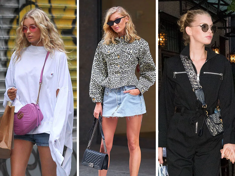 Reference image illustrating Elsa Hosk’s Designer Handbag Collection: Gucci, Chanel, and Dior Favorites
