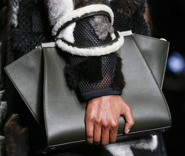Reference image illustrating Fendi Fall 2014 Handbags: A Refined Take on Signature Luxury