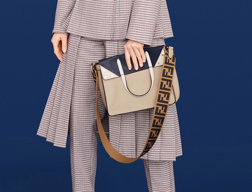 Reference image illustrating Fendi Flip Bag Debuts in Resort 2019: A New Era of Versatile Luxury Handbags