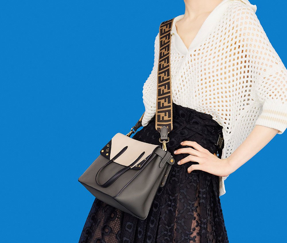 Reference image illustrating Fendi Flip Bag Debuts in Resort 2019: A New Era of Versatile Luxury Handbags