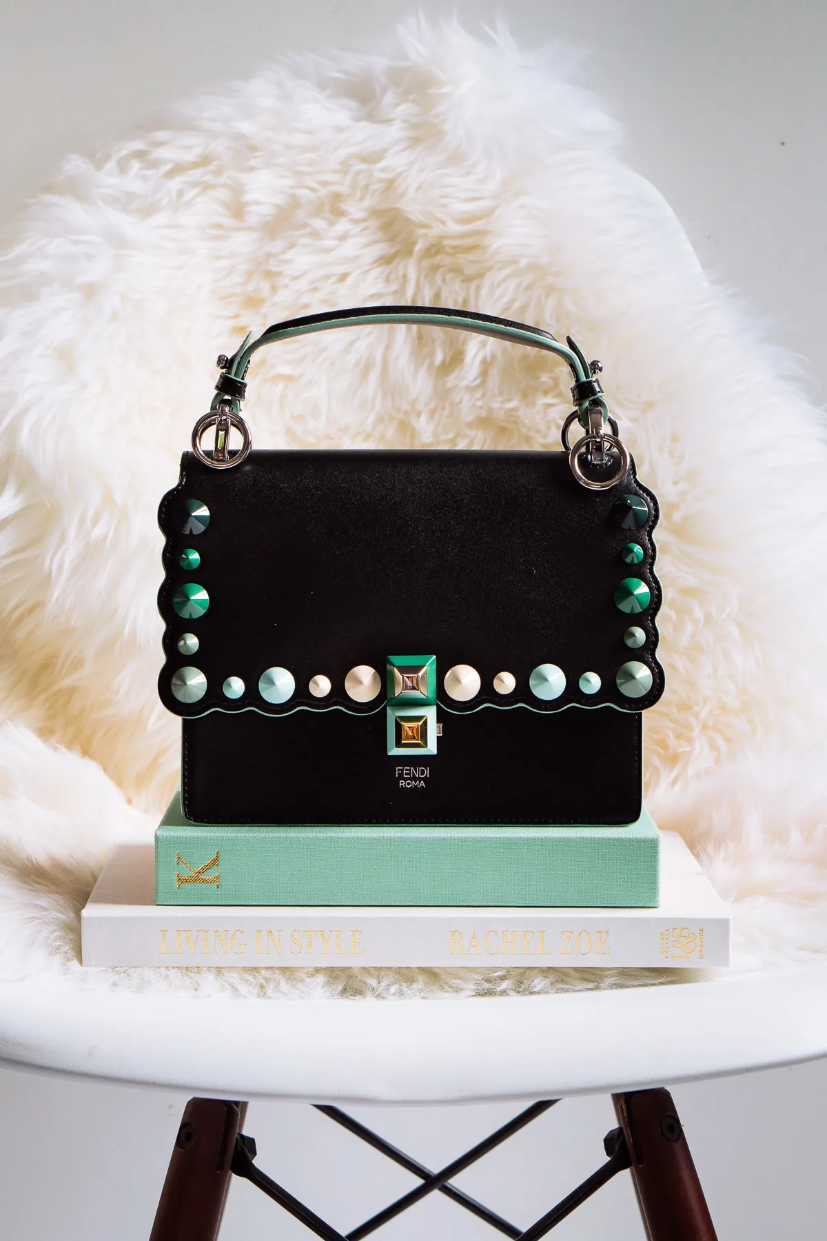 Reference image illustrating Fendi Kan I Bag Review: Scalloped Leather, Versatile Design & Real-Life Carry Test