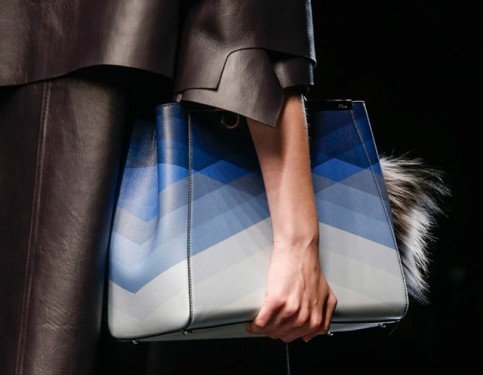 Fendi Spring 2014 Handbags: Geometric Leather and Playful Fur Charms thumbnail