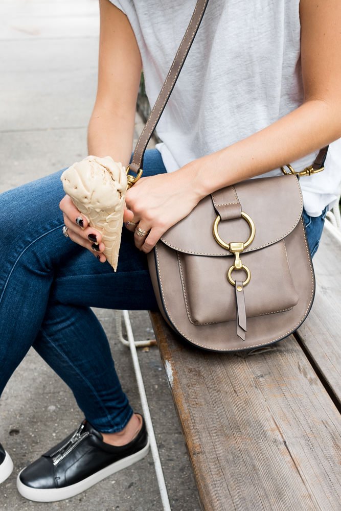 Reference image illustrating Frye’s Best Fall Handbags: Ilana Saddle, Harness Backpack & More for Everyday Luxury