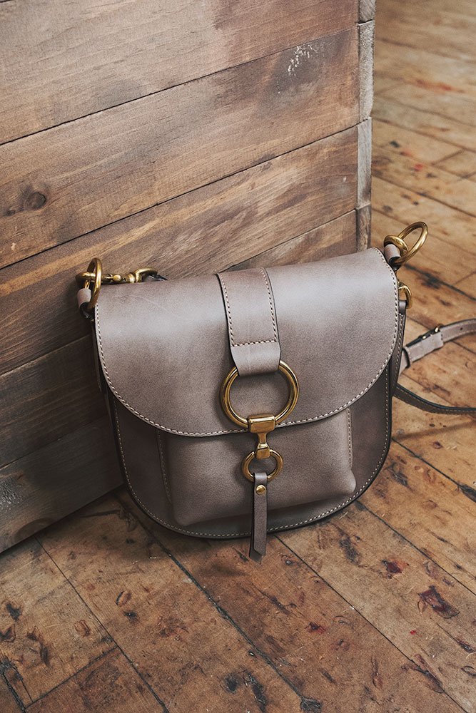 Reference image illustrating Frye’s Best Fall Handbags: Ilana Saddle, Harness Backpack & More for Everyday Luxury
