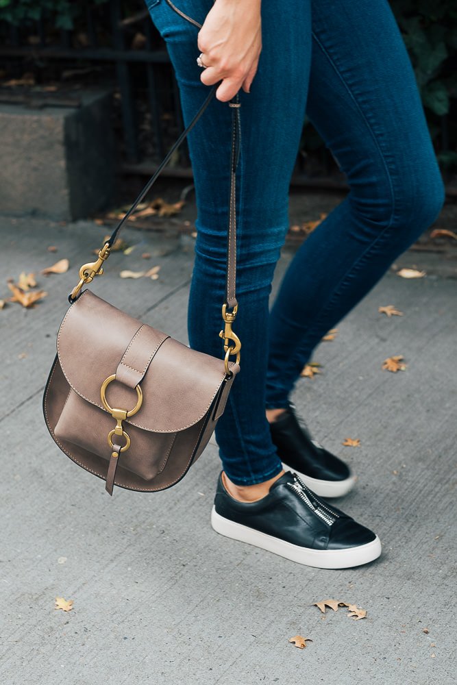 Reference image illustrating Frye’s Best Fall Handbags: Ilana Saddle, Harness Backpack & More for Everyday Luxury