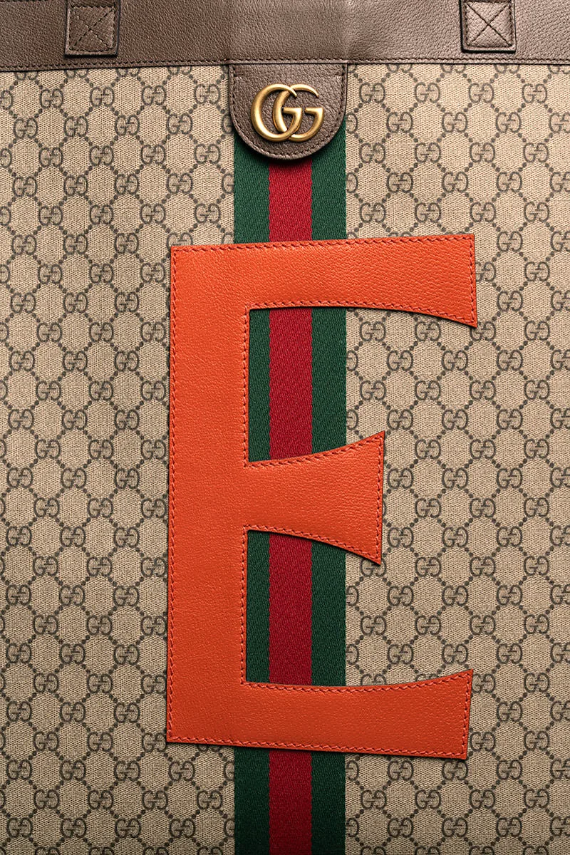 Reference image illustrating Gucci DIY Personalization: Customize Your Ophidia Tote with Initials Online