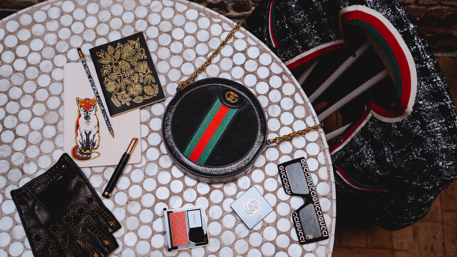 Reference image illustrating Gucci Ophidia Mini Round GG Shoulder Bag: The Cruise 2019 Round Bag You Need