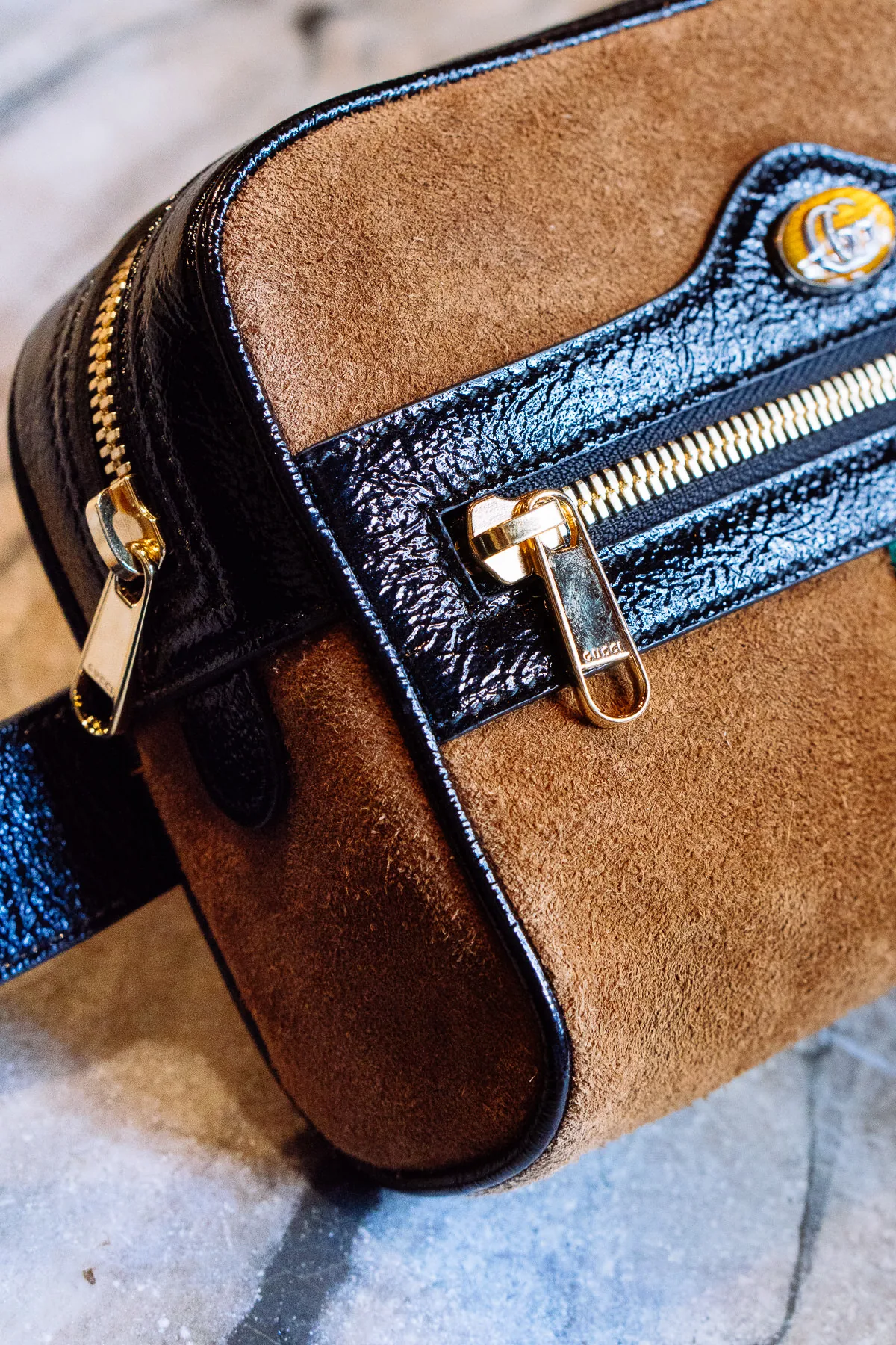 Reference image illustrating Gucci Ophidia Suede Belt Bag Review: A Vintage-Inspired Fanny Pack for Spring