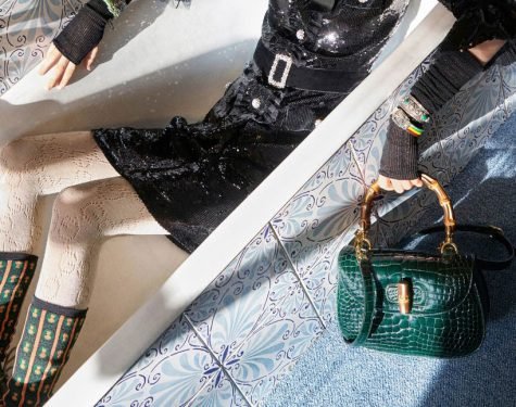 Gucci Pre-Fall 2018 Lookbook: New Marmont Tote and Cinematic Bag Collection cover image