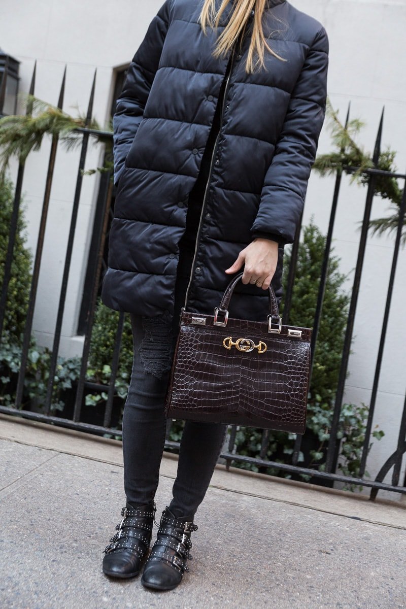 Reference image illustrating Gucci Zumi Collection Spring 2019: Exotic Leathers and Iconic Hardware