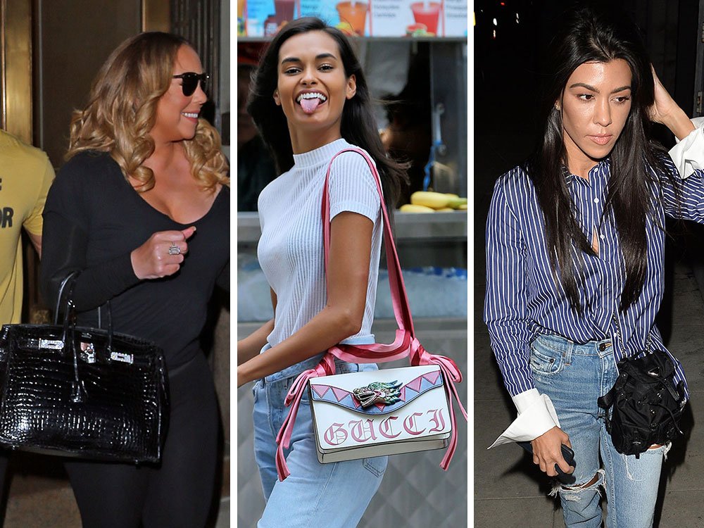 Reference image illustrating Hamilton’s LA Premiere: The Best Celebrity Handbags from Gucci, Fendi, and Alexander Wang