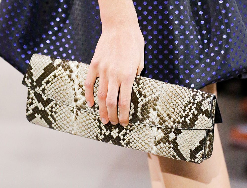 Reference image illustrating Hedi Slimane’s First Celine Runway Bags: A Complete Look at the Spring 2019 Collection