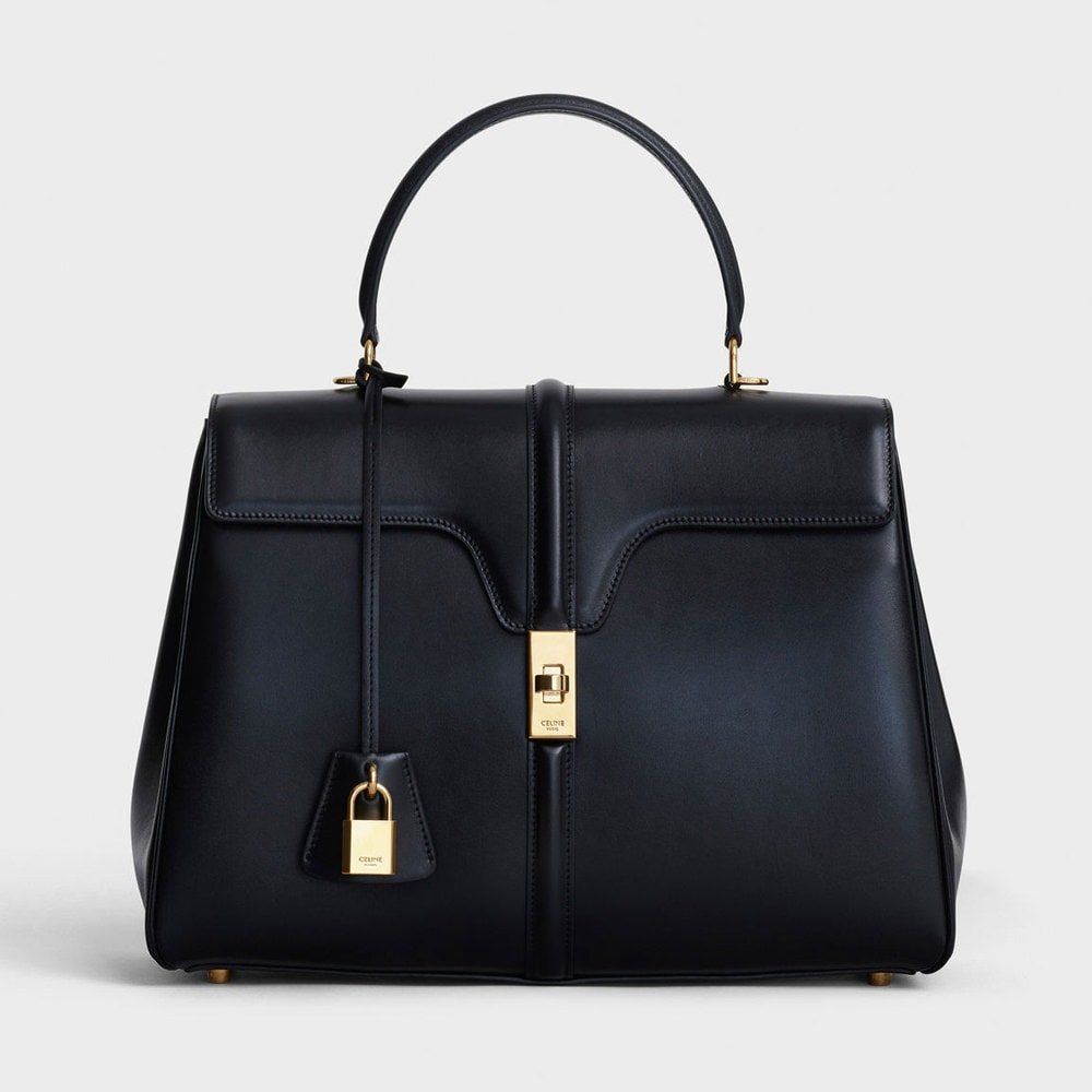 Reference image illustrating Hedi Slimane’s First Celine SS19 Bags: Full Gallery of the 16, C Bag, Triomphe & More