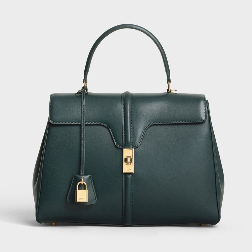 Reference image illustrating Hedi Slimane’s First Celine SS19 Bags: Full Gallery of the 16, C Bag, Triomphe & More