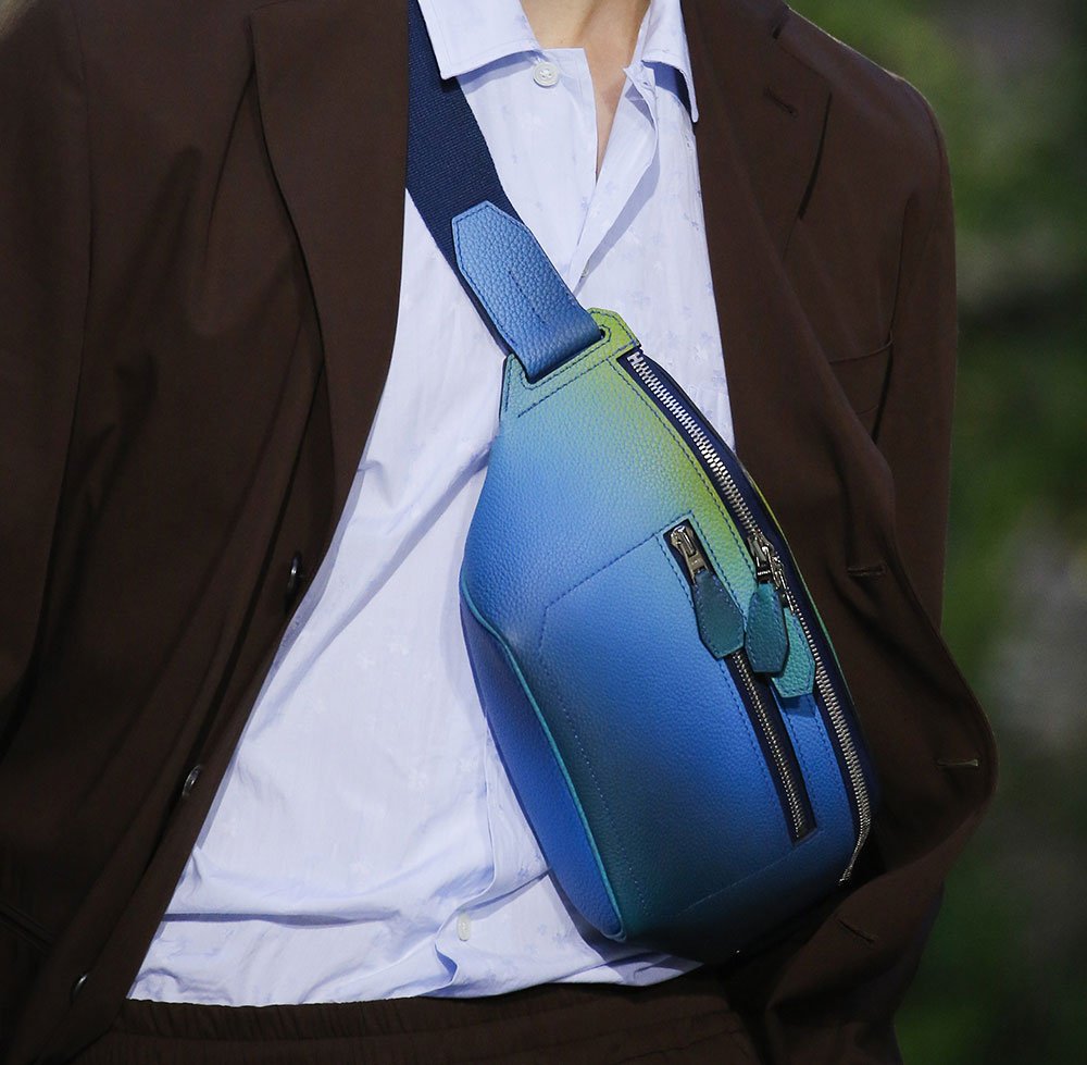 Reference image illustrating Hermès’s Newest Collection Includes a Multicolored Haut à Courroies and Some Crossbody Fanny Packs