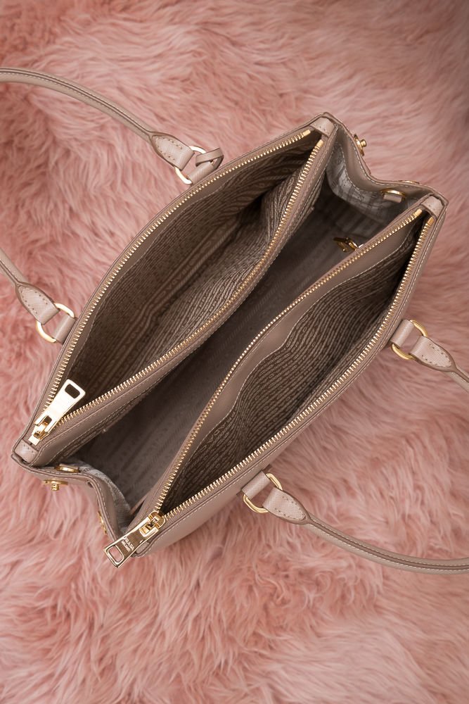 Reference image illustrating How to Style the Prada Galleria Bag for Every Woman: Mom, Traveler, Trendsetter & More