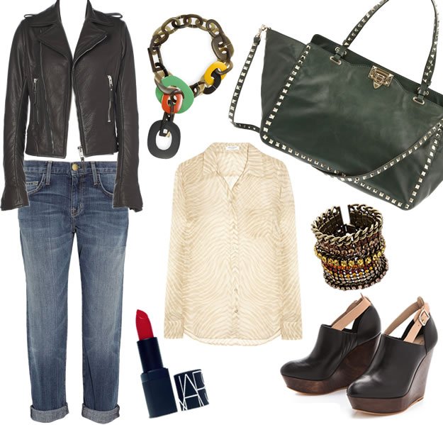 Reference image illustrating How We’d Wear It: The Valentino Rockstud Tote