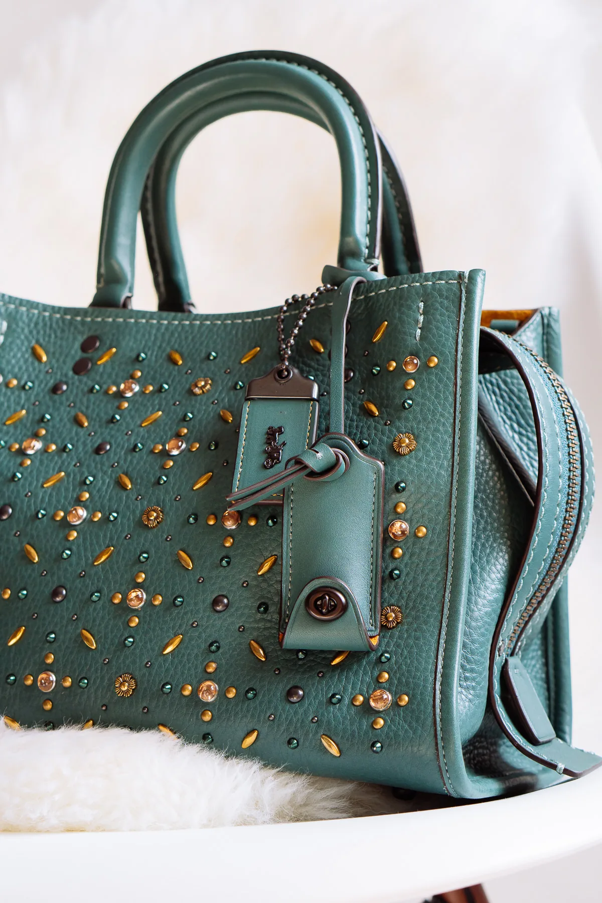Reference image illustrating Inside Coach Spring 2018 Runway: A First Look at the Rogue 25 Bag at NYFW Day 6