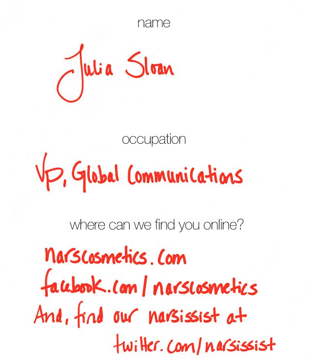 Reference image illustrating Inside Julia Sloan's YSL Bag: NARS Beauty Essentials and Everyday Luxuries