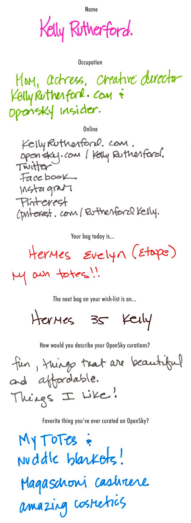 Reference image illustrating Inside Kelly Rutherford’s Hermès-Filled Handbag: A Gossip Girl Style Icon’s Everyday Essentials
