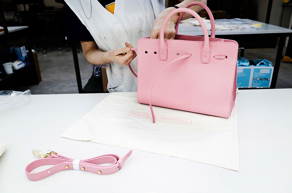 Reference image illustrating Inside Mansur Gavriel’s Italian Factory: The 12-Hour Craft of the Sun Bag