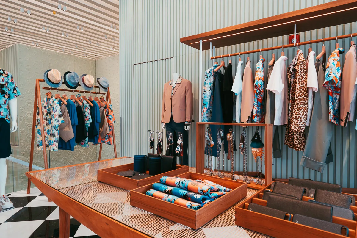 Reference image illustrating Inside Prada’s New Miami Design District Boutique: Art Deco Meets Mid-Century Modern