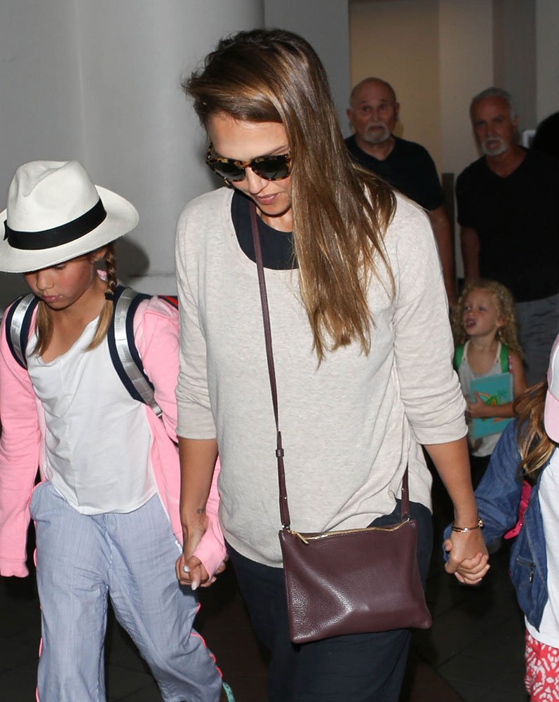 Reference image illustrating Jessica Alba’s Handbag Collection: Designer Bags She Carries While Expecting Baby No. 3