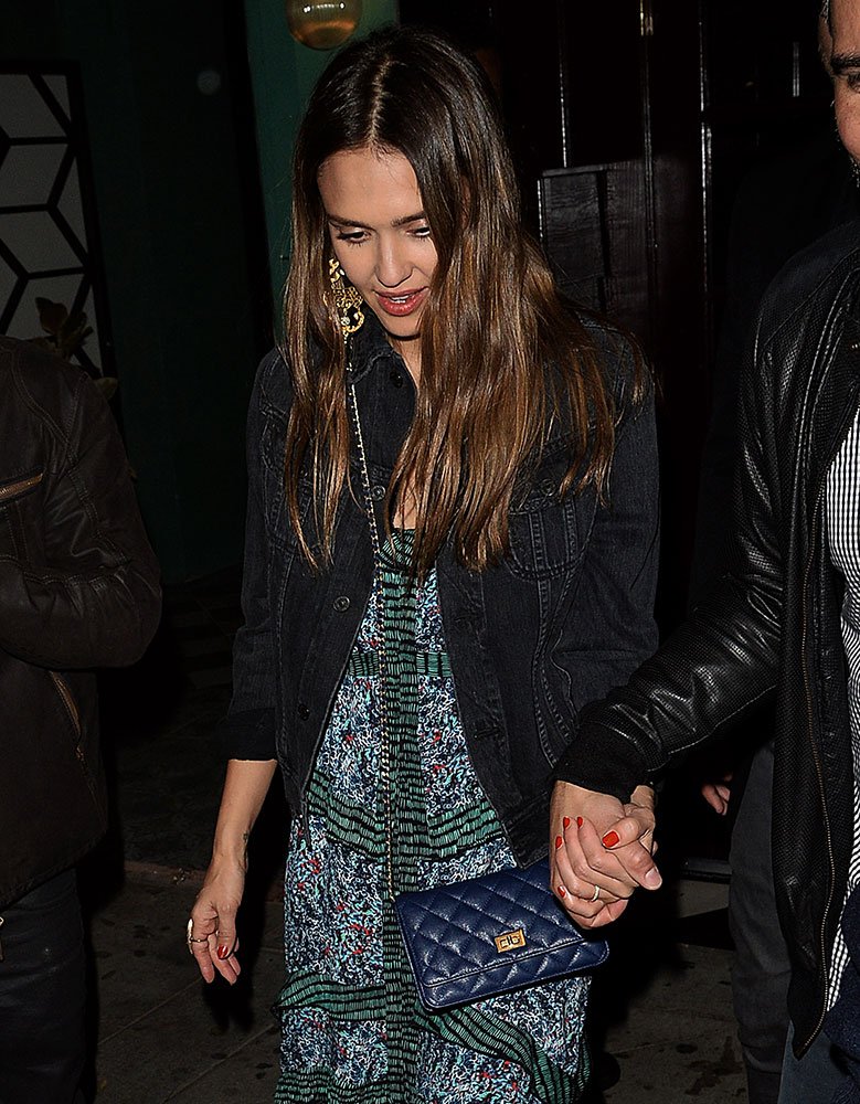 Reference image illustrating Jessica Alba’s Handbag Collection: Designer Bags She Carries While Expecting Baby No. 3