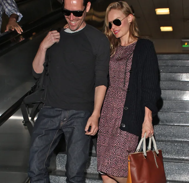 Reference image illustrating Kate Bosworth’s Post-Wedding Travel Look: The Chloe Baylee Satchel in the Spotlight