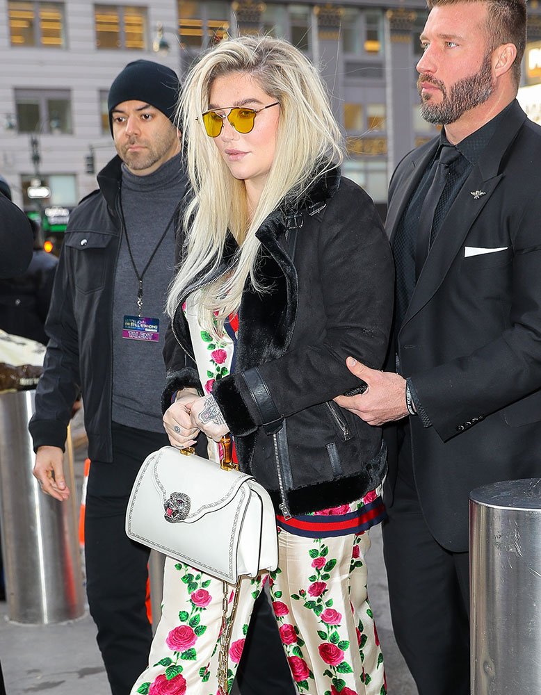 Reference image illustrating Kesha’s Gucci Frame Bag: A Celebrity Style Study in White Leather and Bamboo