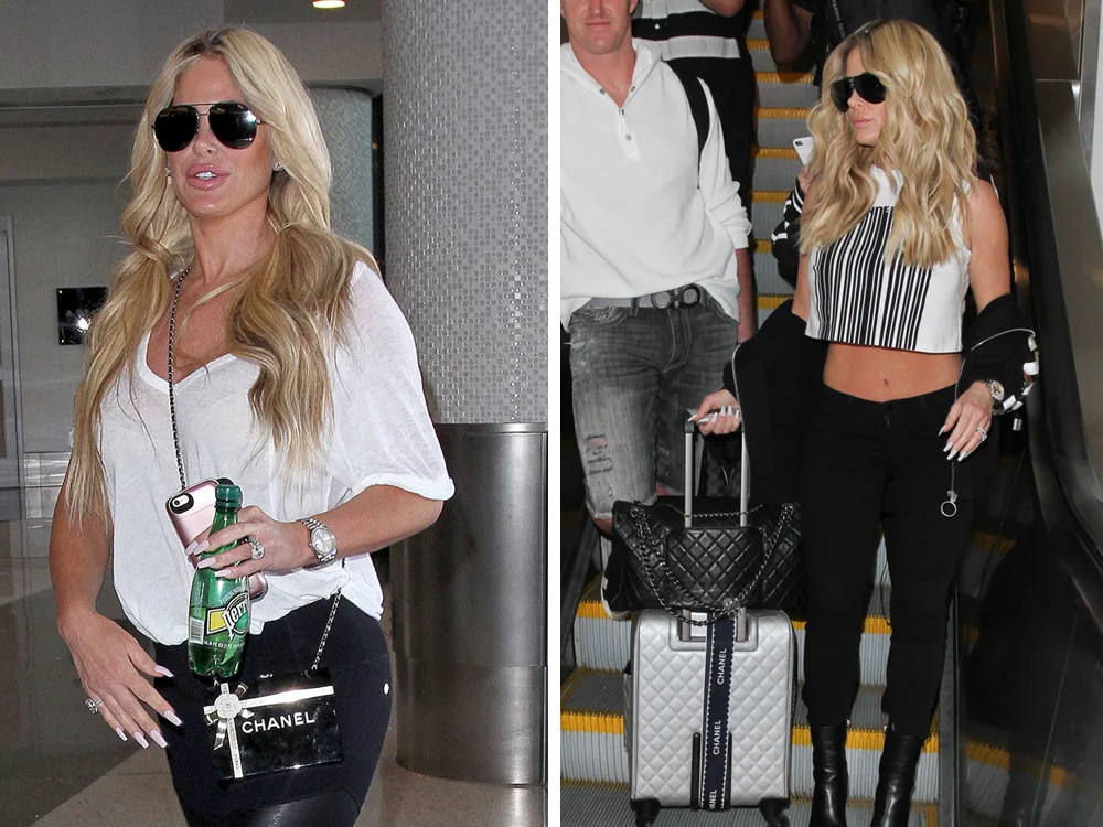 Reference image illustrating Kim Zolciak's Maximalist Chanel Collection: From Minaudières to Travel Luggage Sets