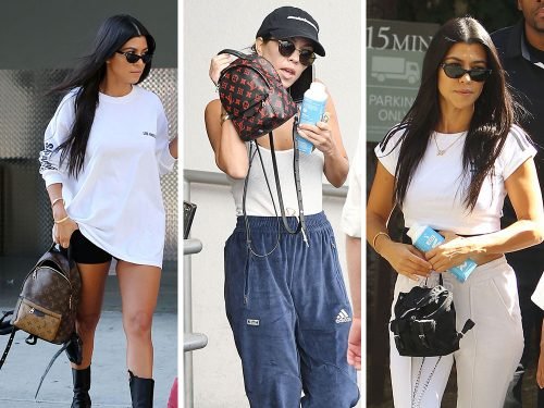 Kourtney Kardashian’s Mini Backpack Obsession: Louis Vuitton & Prada Styles She Wears on Repeat cover image