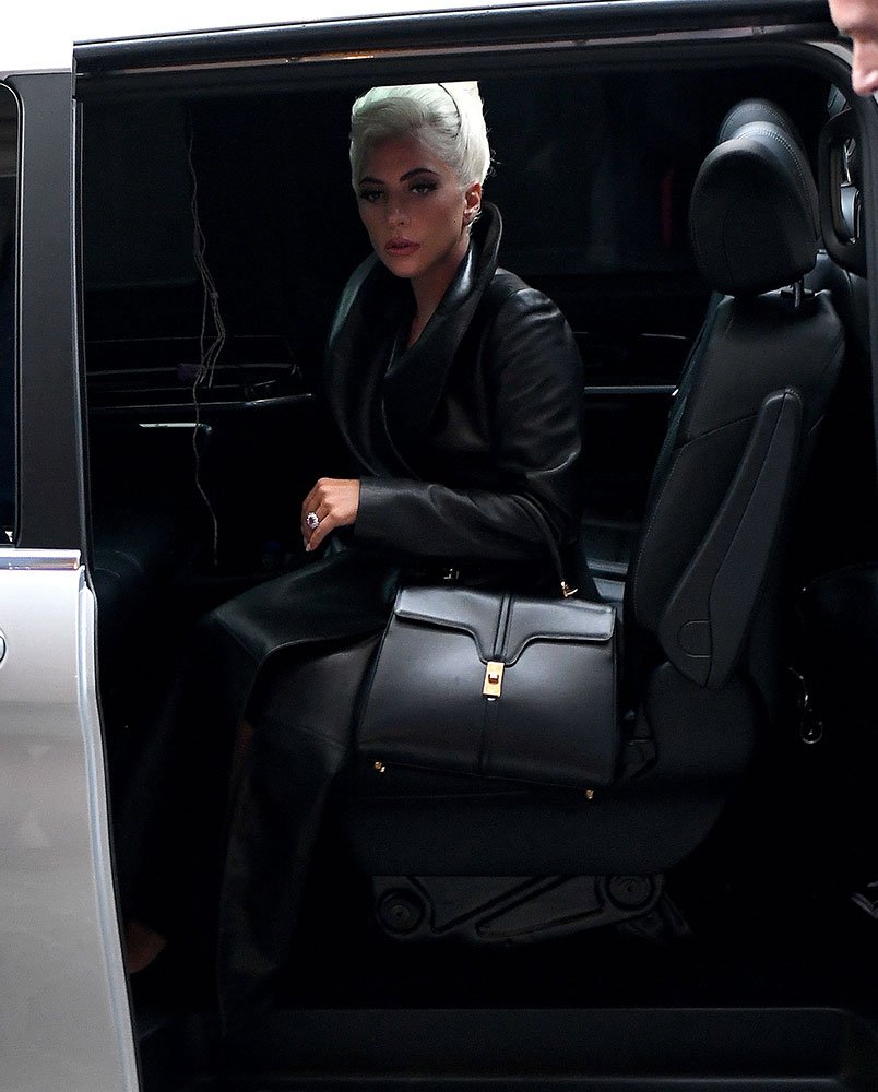 Reference image illustrating Lady Gaga Debuts Hedi Slimane's First Céline Handbag in Paris
