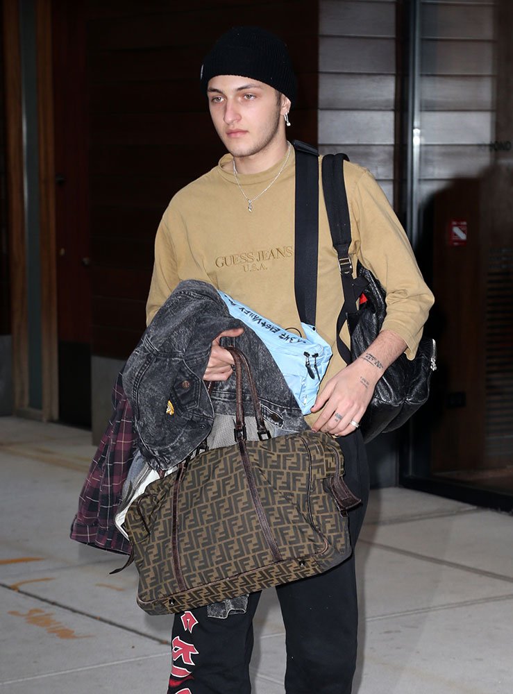 Reference image illustrating Like Sisters, Like Brother: Check in on Anwar Hadid’s Small but Rapidly Developing Bag Collection
