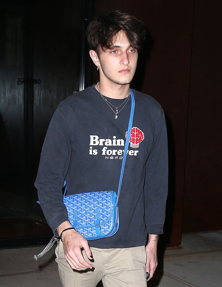 Reference image illustrating Like Sisters, Like Brother: Check in on Anwar Hadid’s Small but Rapidly Developing Bag Collection