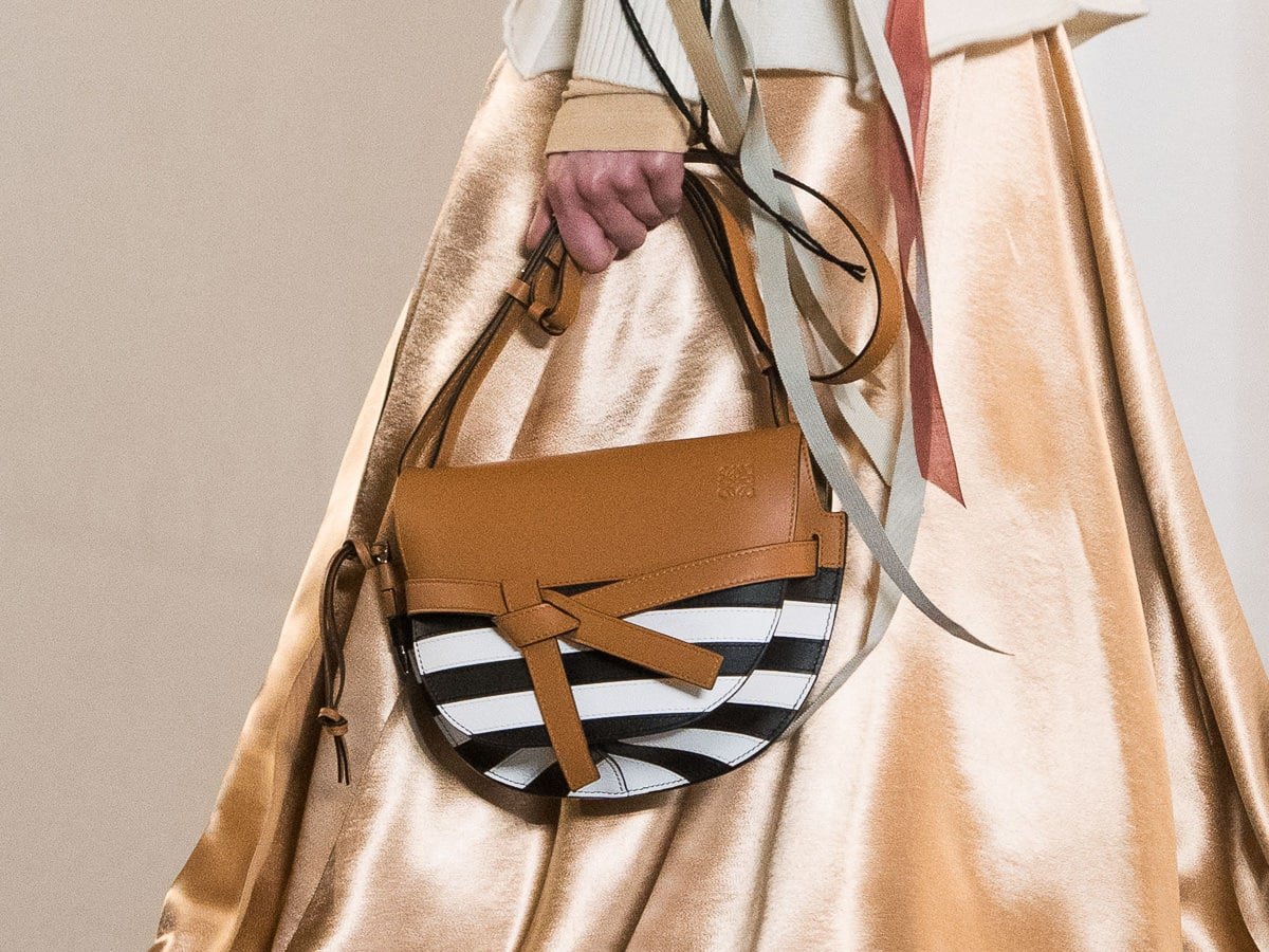 Reference image illustrating Loewe Fall 2019 Runway Bags: A Detailed Look at the Puzzle, Gate, and Top Handle Styles