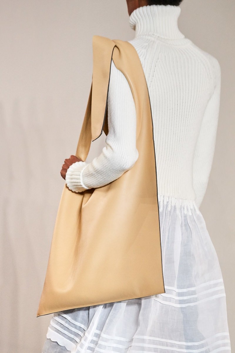 Reference image illustrating Loewe Fall 2019 Runway Bags: A Detailed Look at the Puzzle, Gate, and Top Handle Styles
