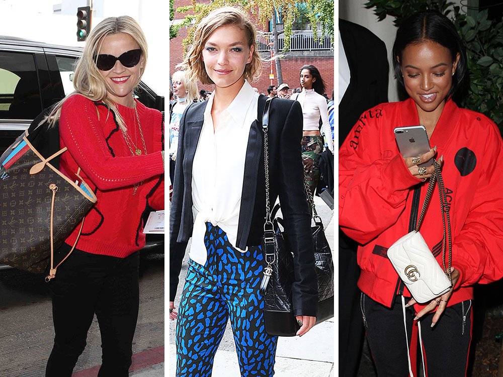 Reference image illustrating London Fashion Week Street Style: The Best Celebrity Handbags from Chanel, Gucci, and More