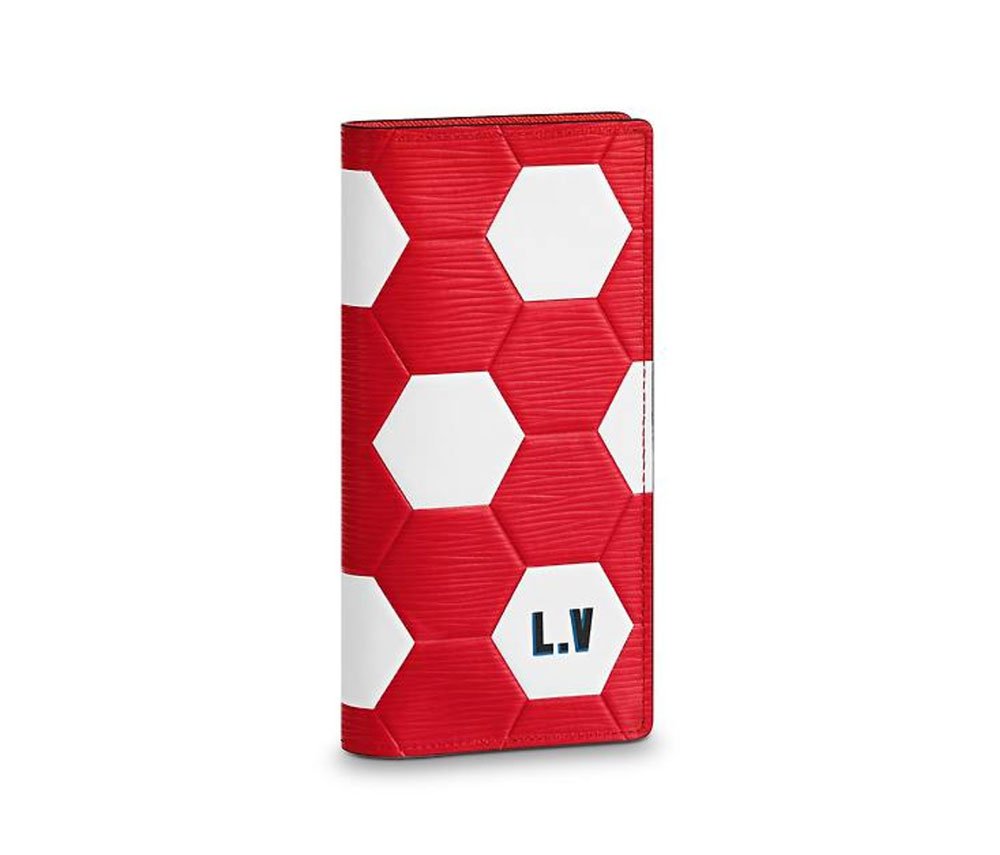 Reference image illustrating Louis Vuitton 2018 World Cup Capsule: Soccer-Inspired Epi Leather Bags and Accessories