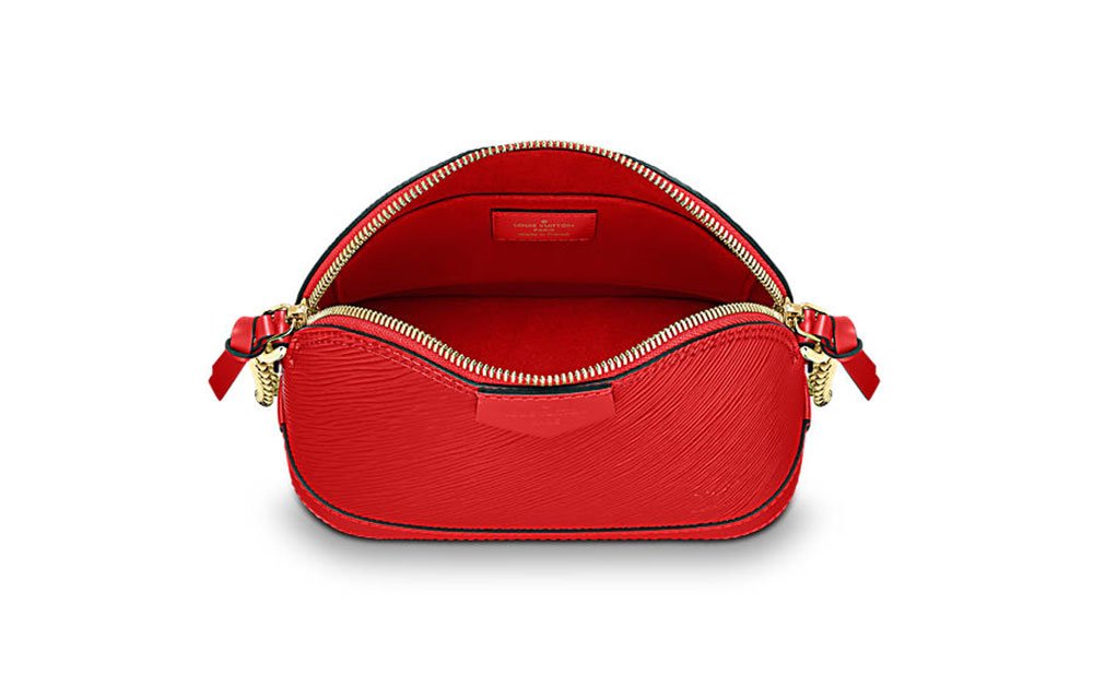 Reference image illustrating Louis Vuitton Alma Mini Bag Spring 2018: A Top-Handle-Free Take on a Classic Silhouette