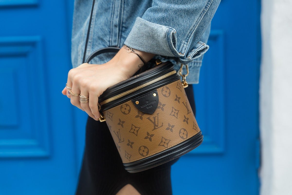 Reference image illustrating Louis Vuitton Cannes Bag Review: What Fits Inside the Mini Bucket Bag