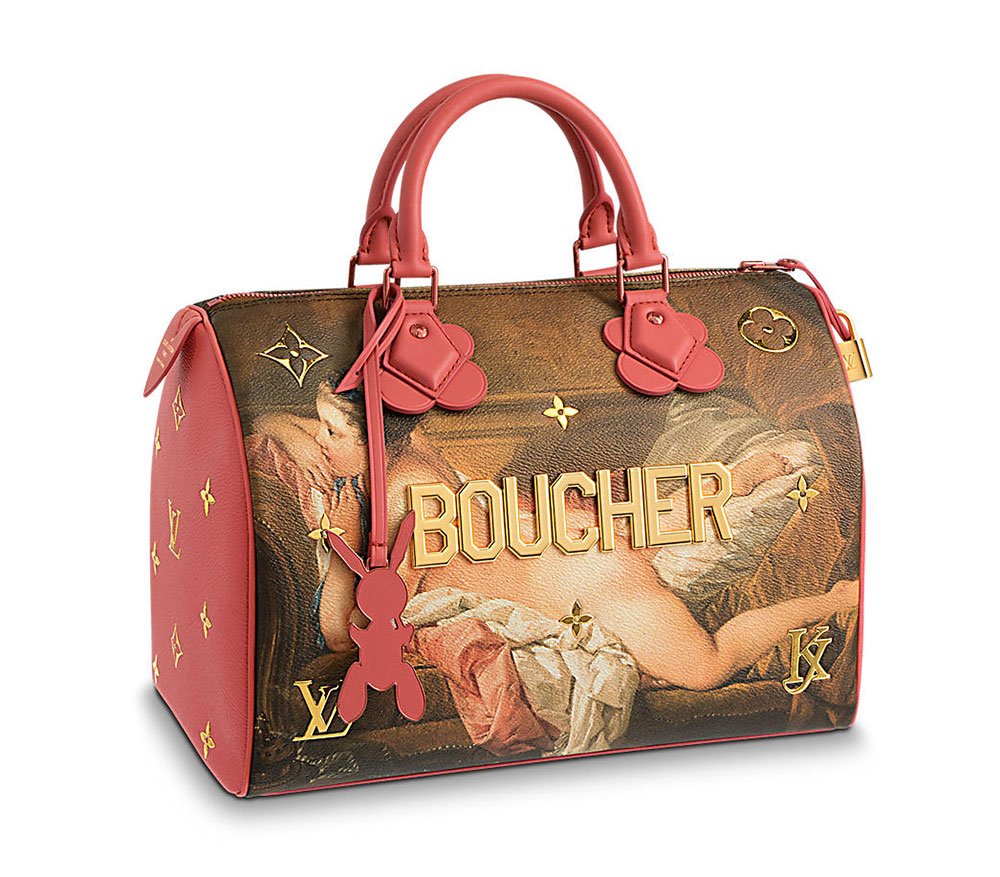 Reference image illustrating Louis Vuitton Expands Jeff Koons Masters Collection with New Artists and Bag Styles