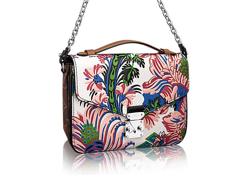 Reference image illustrating Louis Vuitton Fall 2017 Pochette Métis: New Epi Leather Editions in Classic and Mini Sizes