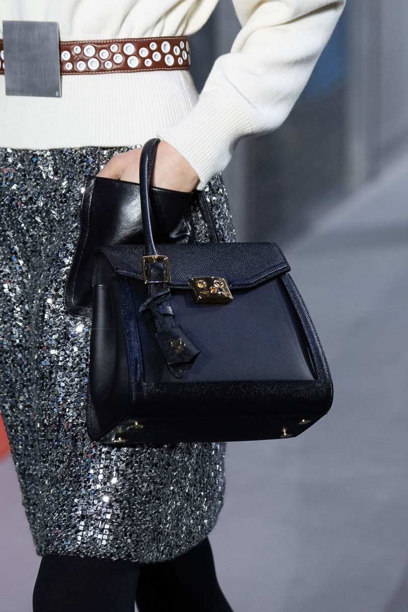 Reference image illustrating Louis Vuitton Fall 2019 Runway: Mini Bags Steal the Spotlight in Paris