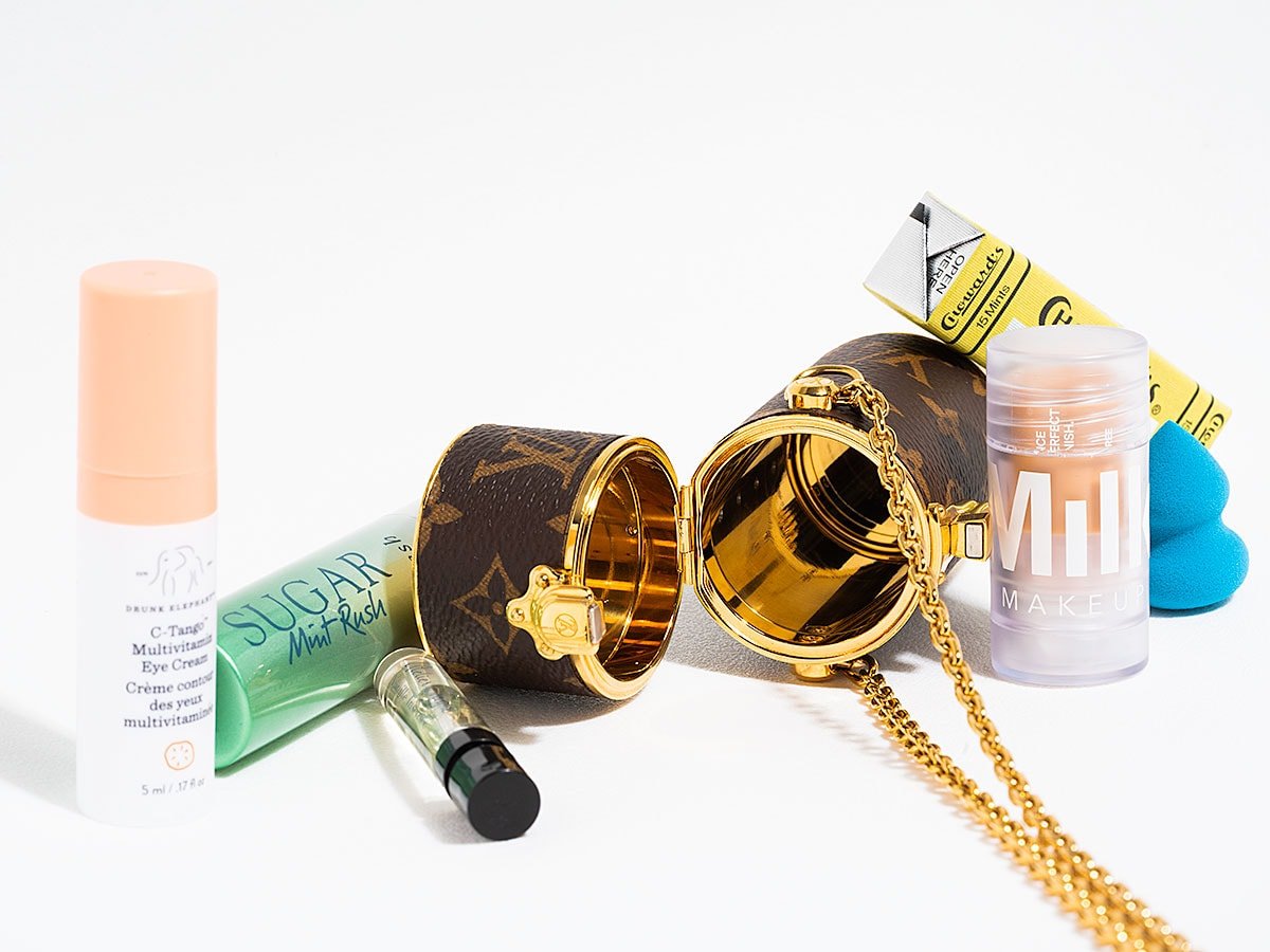 Reference image illustrating Louis Vuitton Lipstick Case Review: What Fits Inside the Sold-Out Monogram Cylinder